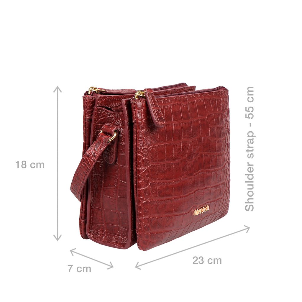 Buy Marsala Wild Lily 01 Sling Bag Online - Hidesign