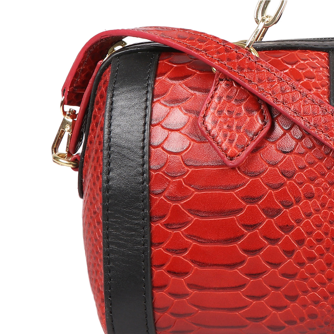 Shoulder Bag - Brown/snakeskin-patterned - Ladies | H&M US