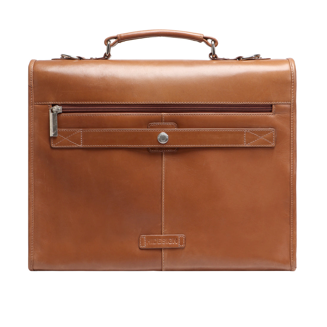 Buy Tan Bond 02 Briefcase Online Hidesign - Main Image
