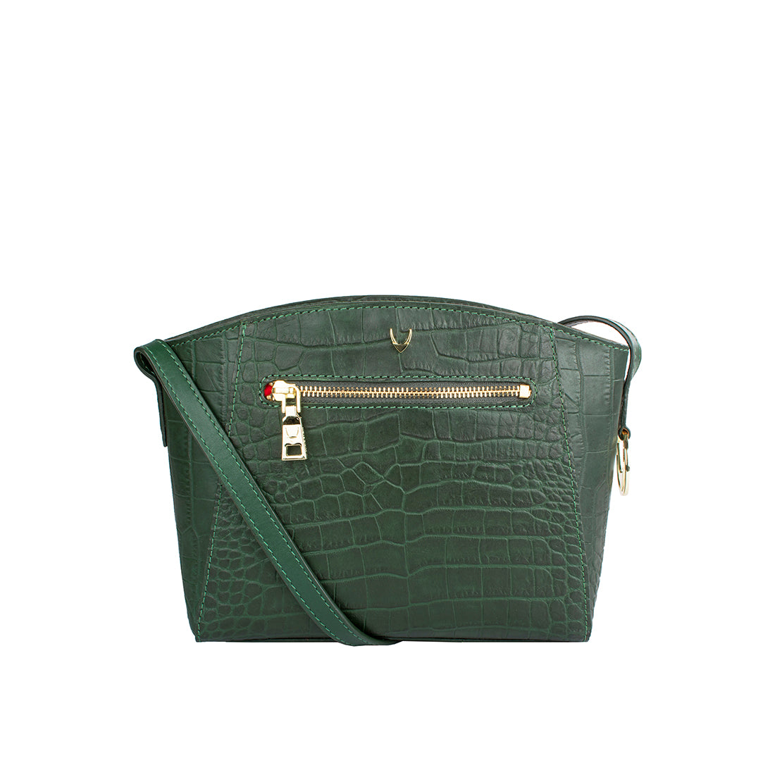 Buy HIDESIGN Women Green Sling Bag Green Online @ Best Price in India