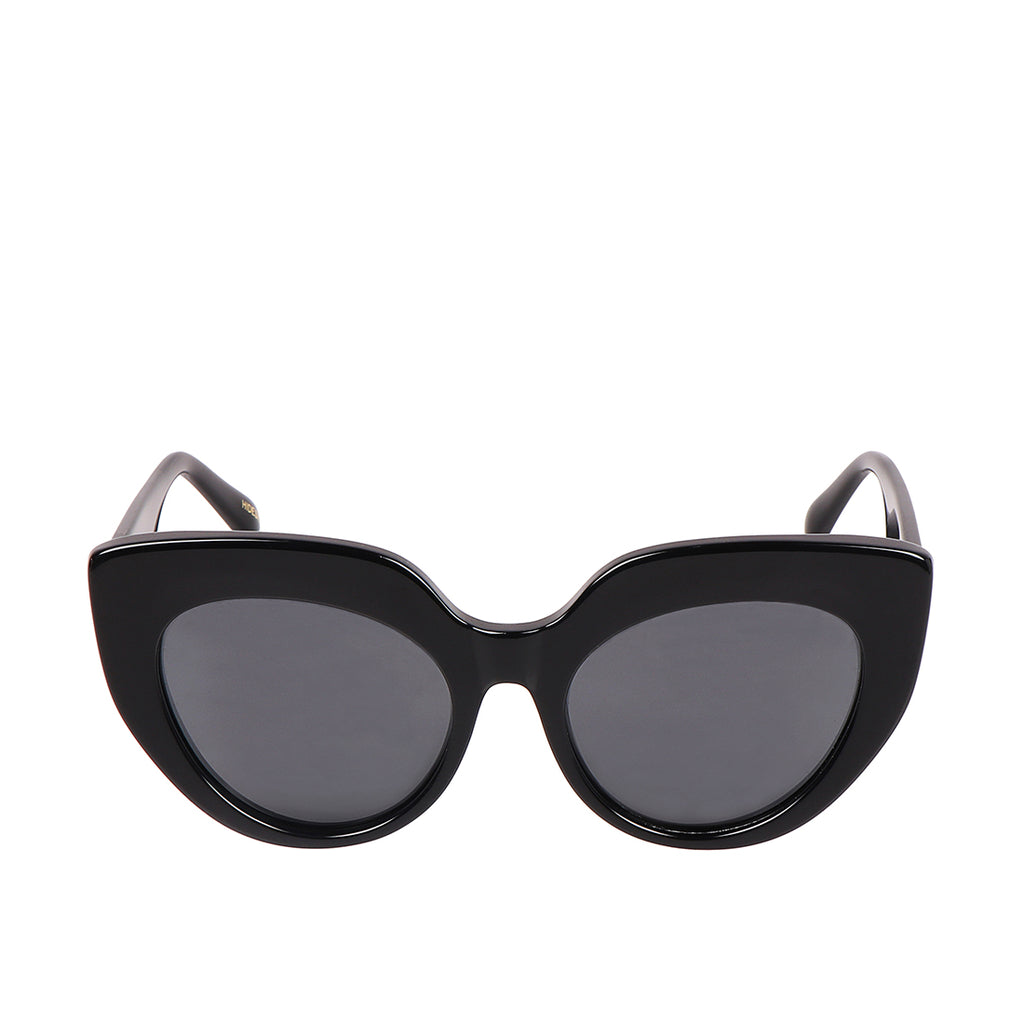 Black Narrow cat-eye acetate sunglasses | Saint Laurent | MATCHES UK