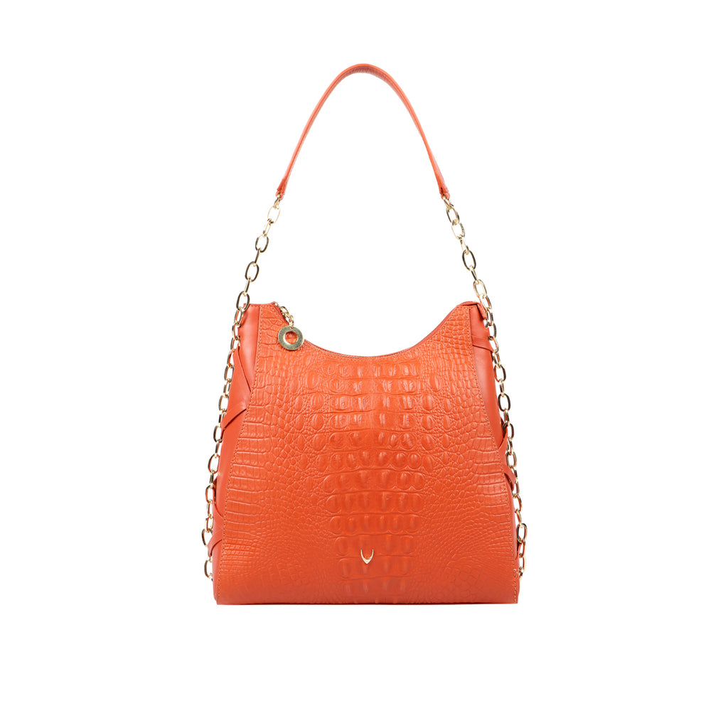 Buy Hidesign Orange Womens Handbags