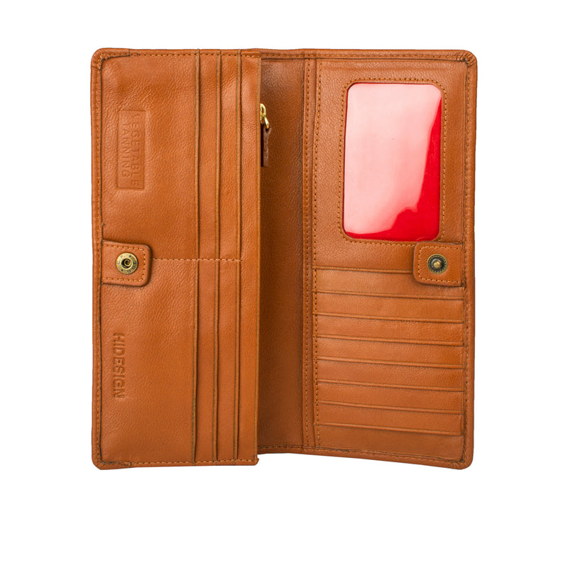 CHESTNUT W3 BI-FOLD WALLET - Hidesign