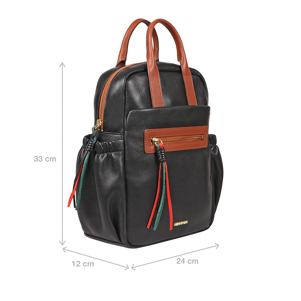 civetta leather like backpack Buy Black Chiquita 03 Backpack Online