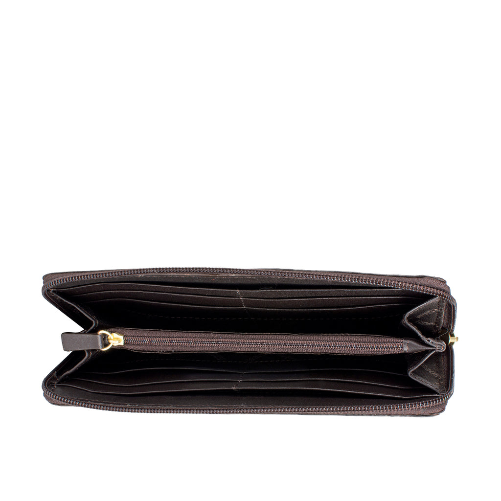 DIADEMA W2 DOUBLE ZIP AROUND WALLET