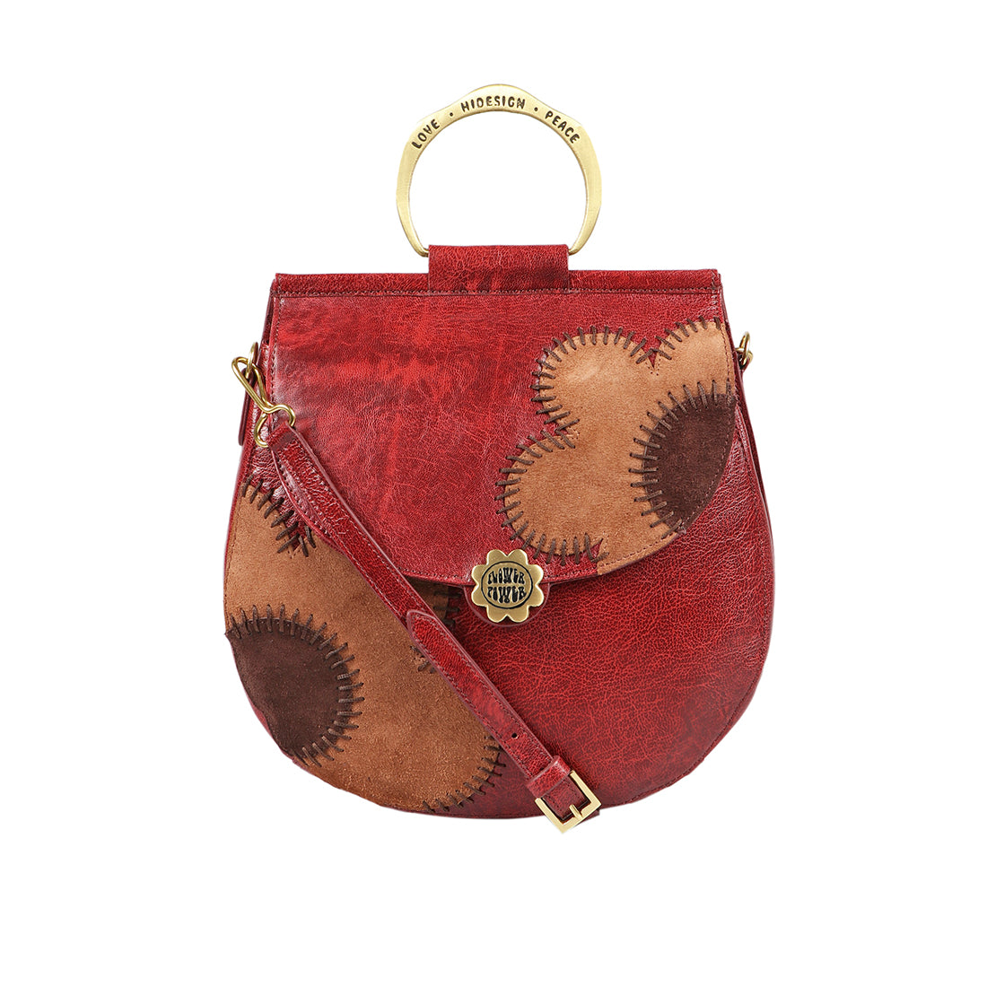 HIDESIGN Women's Sling Bag (Red) : : Fashion