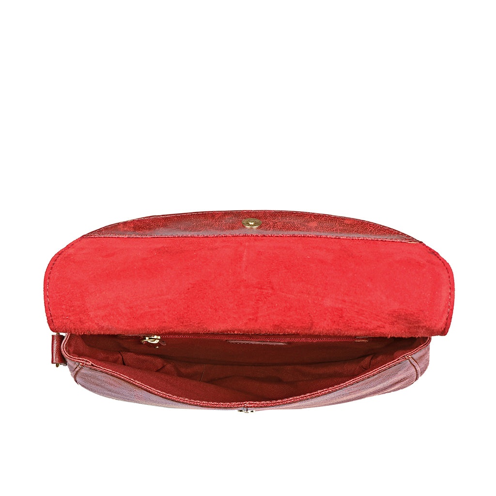 Buy Red Diana 02 Crossbody Online - Hidesign