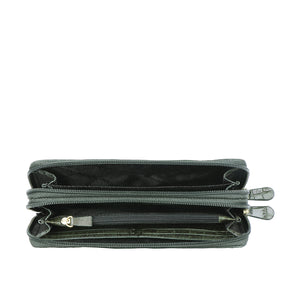 EE ANGARA W3-M DOUBLE ZIP AROUND WALLET