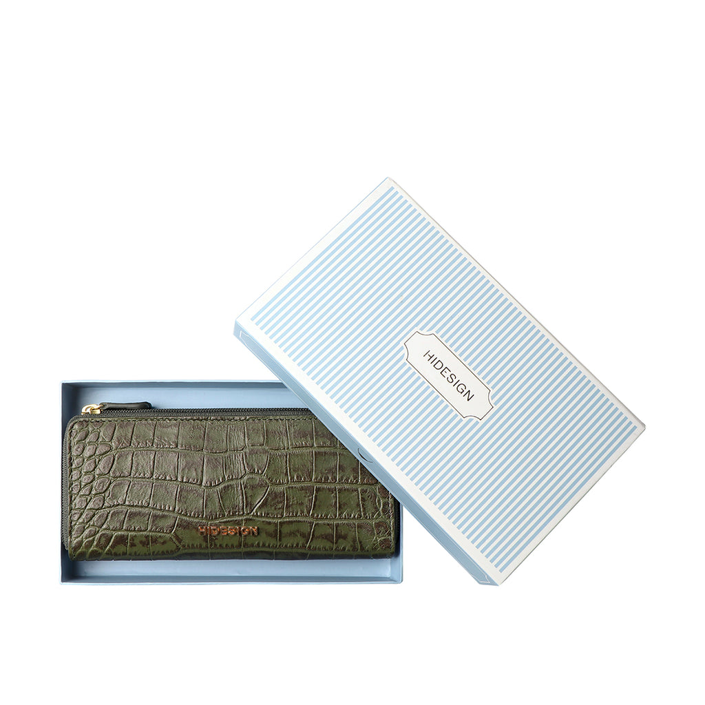 EE ANGARA W3-M DOUBLE ZIP AROUND WALLET