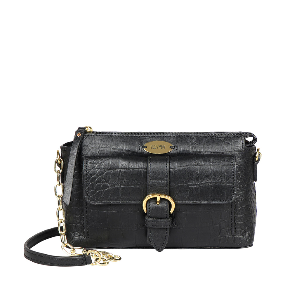 Buy Black Infinite 03 Sling Bag Online - Hidesign