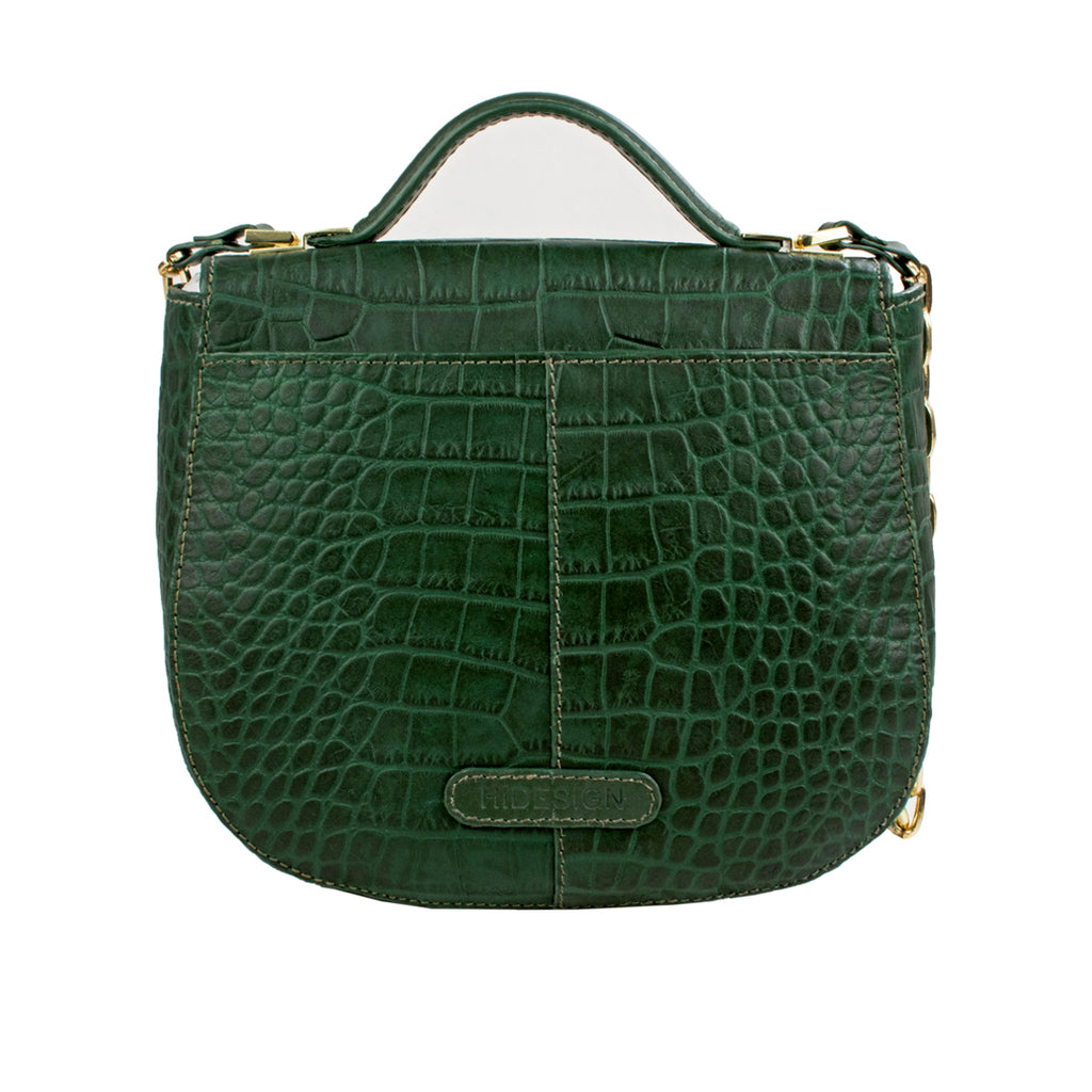 Hidesign Green Patterned Sling Bag