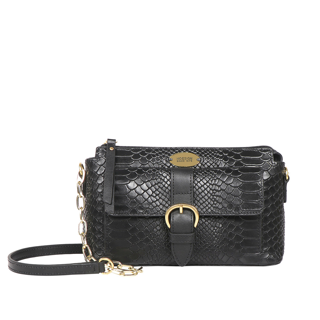 Buy Black Infinite 03 Sling Bag Online - Hidesign