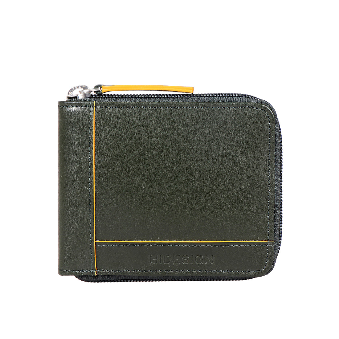 Buy Green Enzo W3 Zip Around Wallet Online - Hidesign