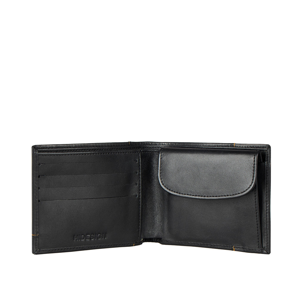 Buy Black Enzo W4 Bi-Fold Wallet Online - Hidesign