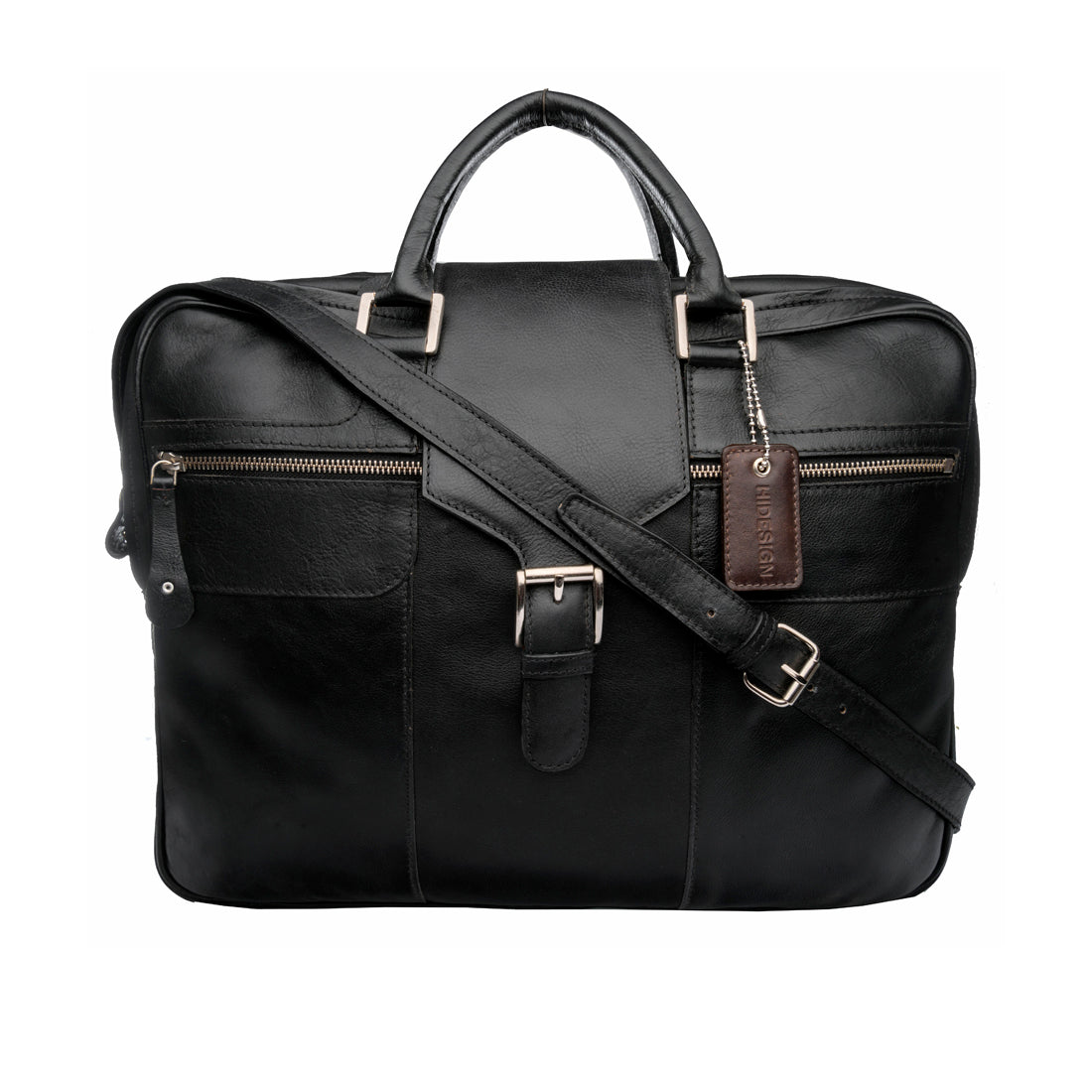 Buy Black Golf 02 Briefcase Online - Hidesign