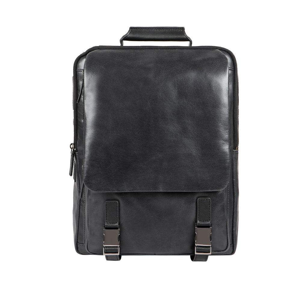Buy Black Hard Rock 03 Backpack Online - Hidesign