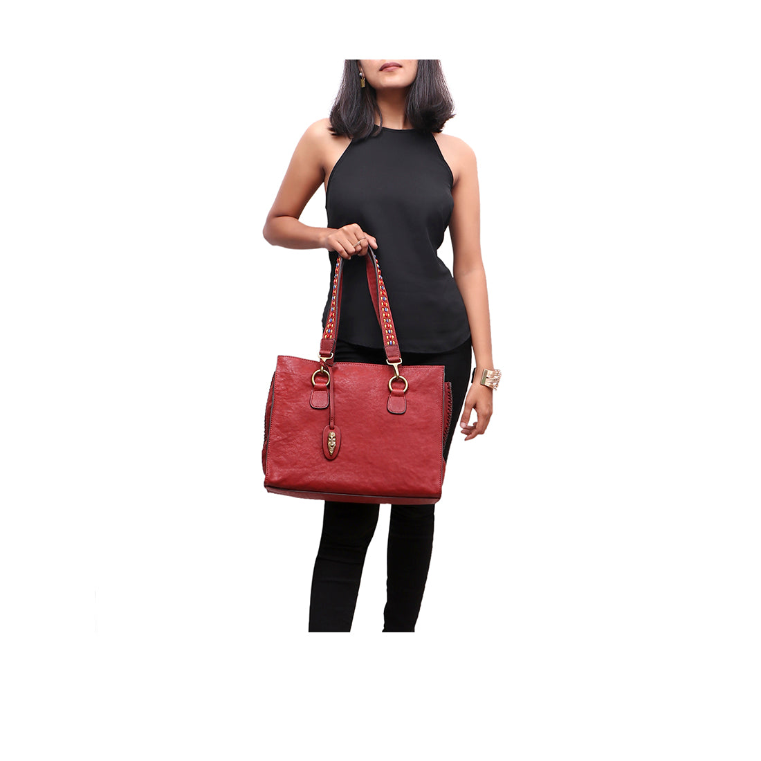 Buy Orange Kiboko 03 Tote Bag Online - Hidesign