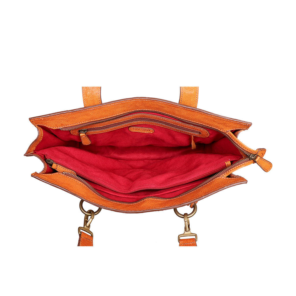 Buy Orange Kiboko 03 Tote Bag Online - Hidesign