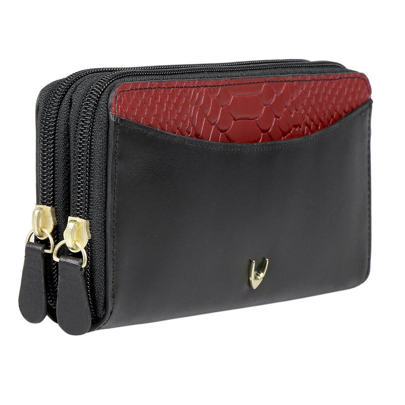 LILAC W1 DOUBLE ZIP AROUND WALLET