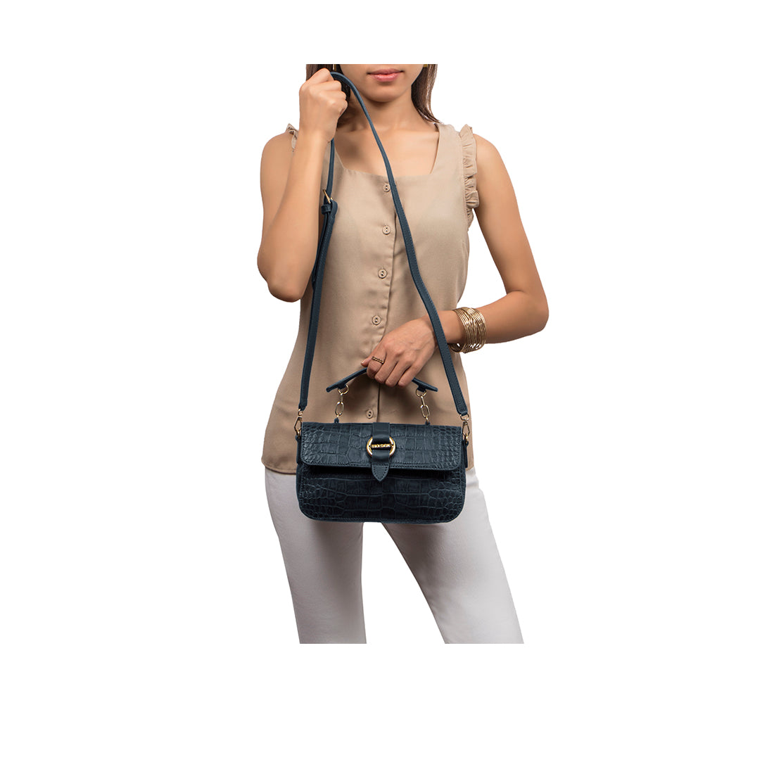 Buy Pink Lima 05 Sling Bag Online - Hidesign