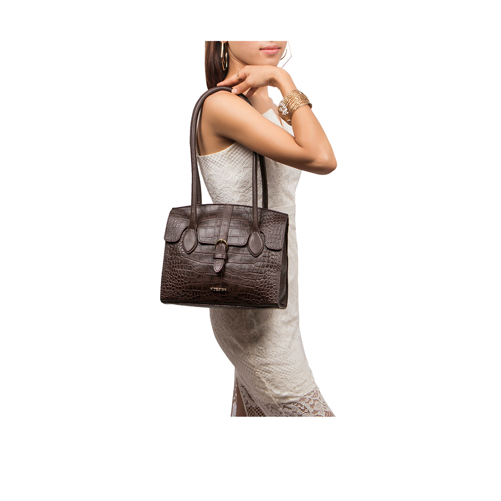 Buy Brown Lima 06 Shoulder Bag Online - Hidesign
