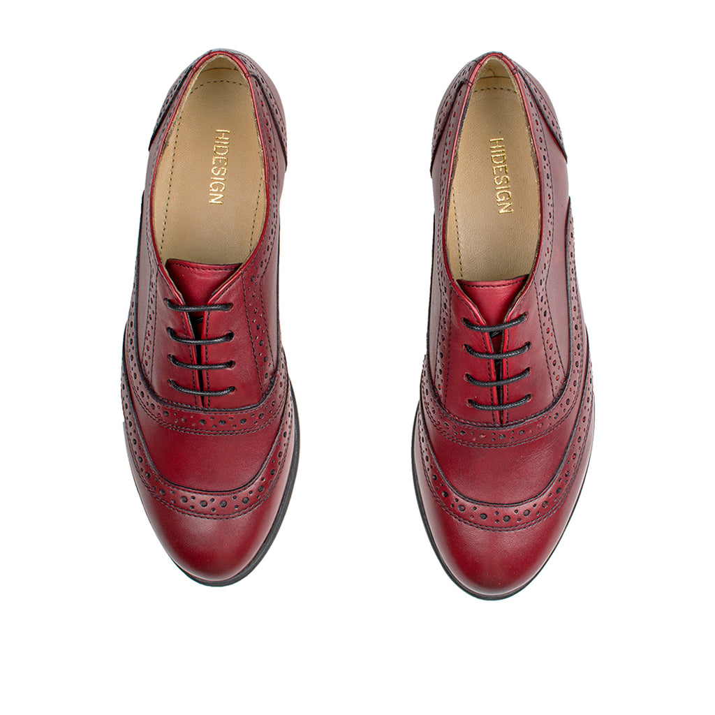 Buy Red Meg Womens Oxford Shoes Online Hidesign