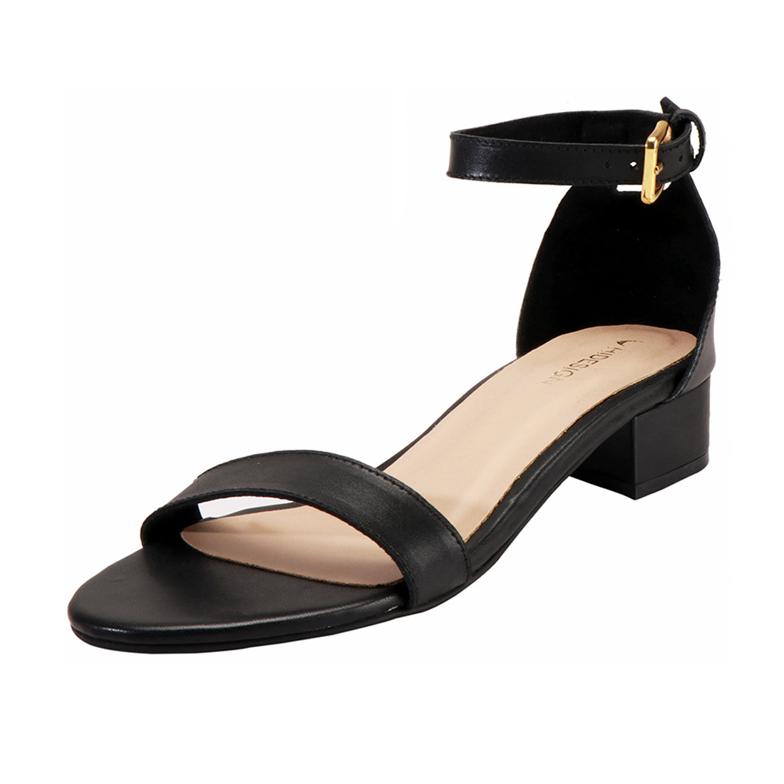 Buy Black Michelle Womens Block Heels Online - Hidesign