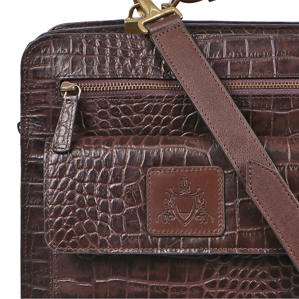 Buy Brown Monterey 3 Briefcase Online - Hidesign