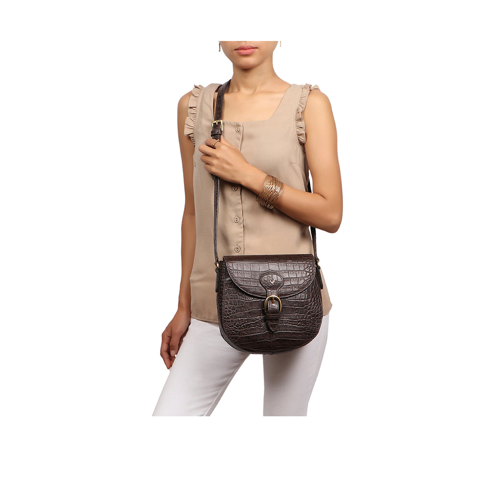 Buy Brown Paula 01 Crossbody Online - Hidesign