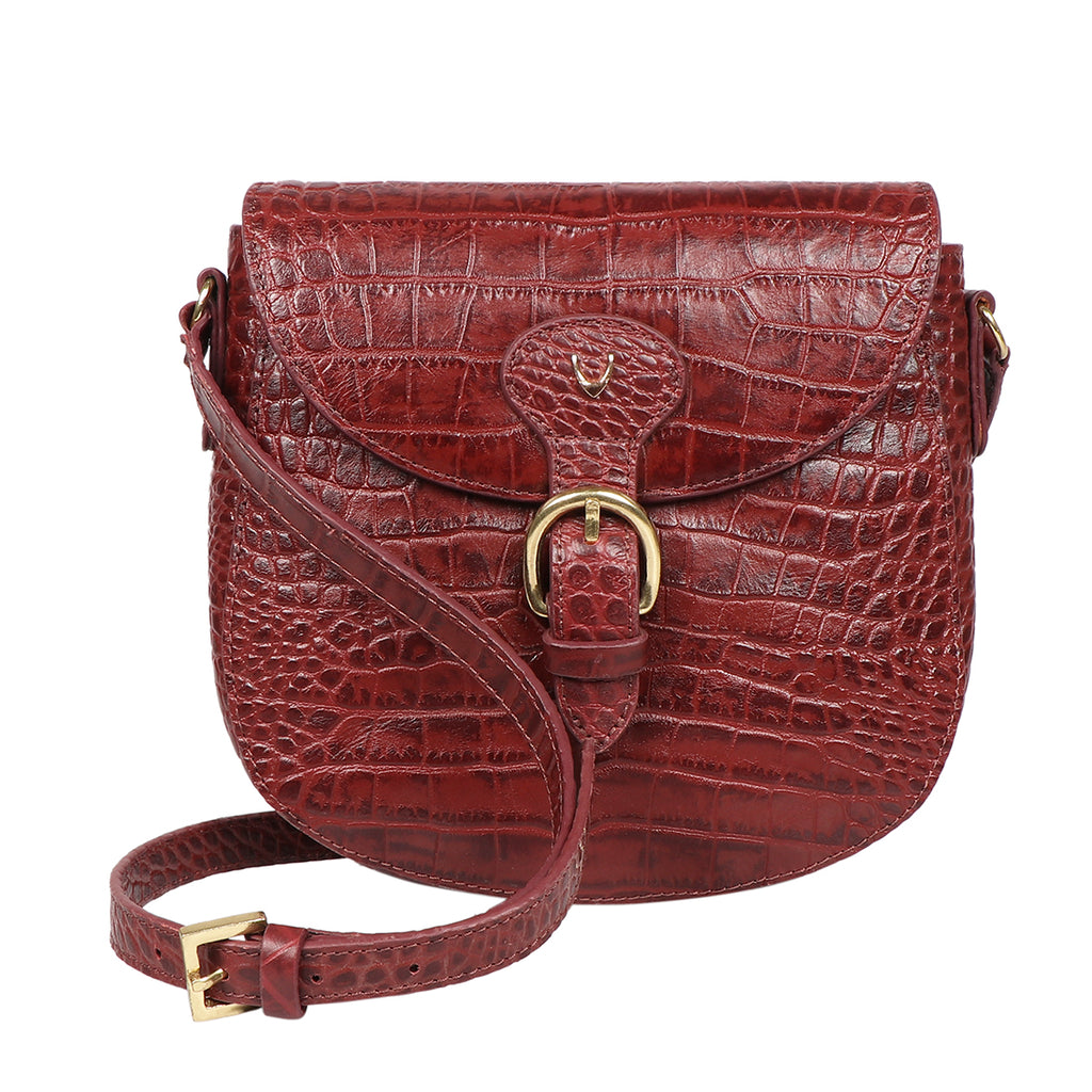 Buy Red Paula 01 Crossbody Online - Hidesign