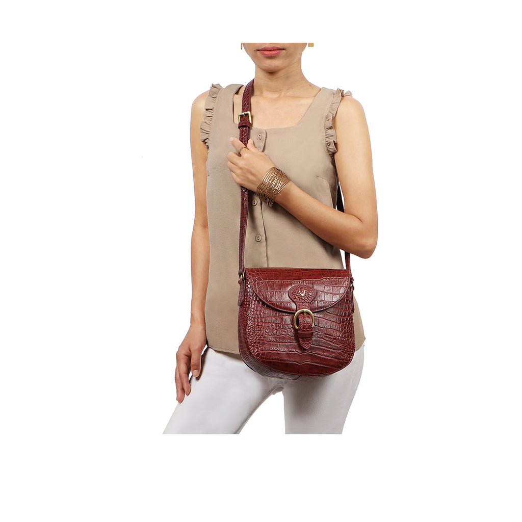 Buy Red Paula 01 Crossbody Online - Hidesign