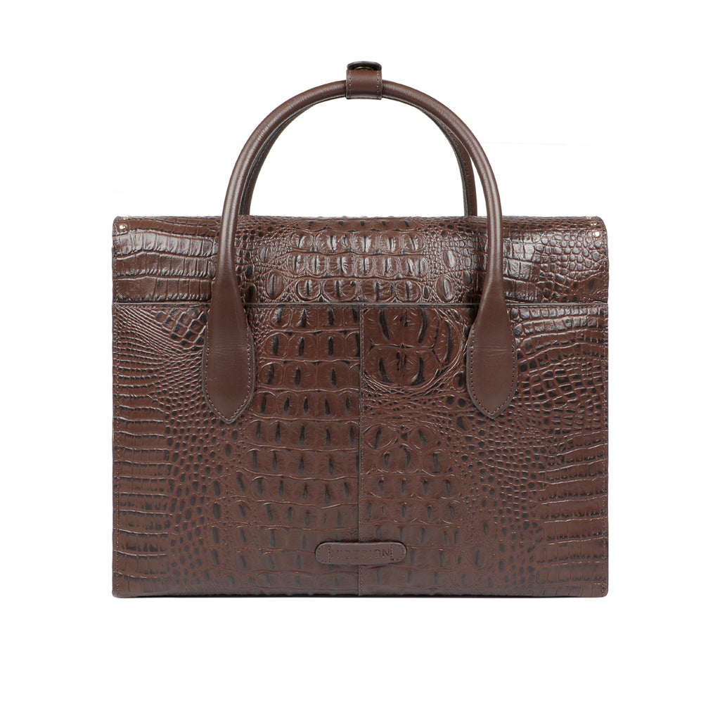Hermès Birkin 35 Chocolate Porosus Crocodile | Baghunter