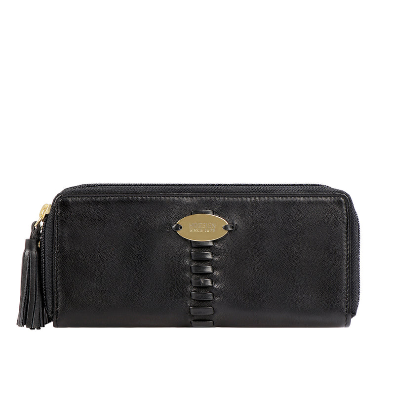 RHUBARB W1 DOUBLE ZIP AROUND WALLET