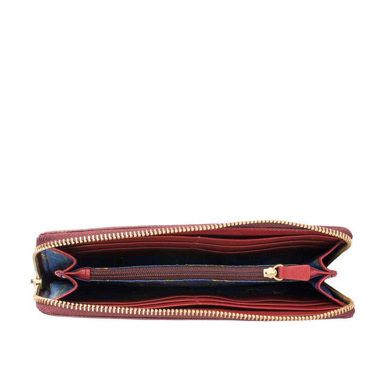 ROSE W2 ZIP AROUND WALLET - Hidesign