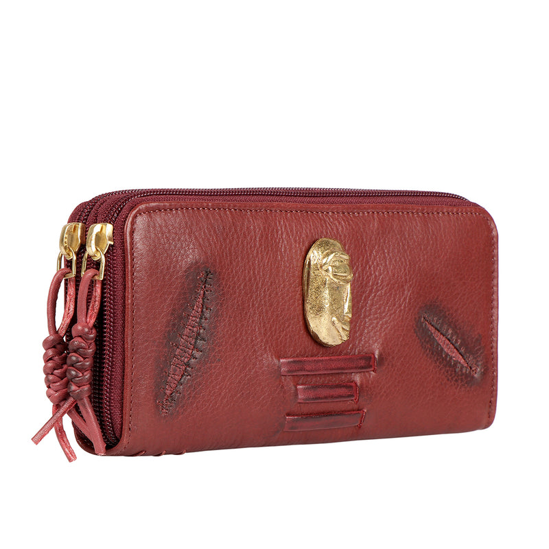 SADHAVI W1 DOUBLE ZIP AROUND WALLET