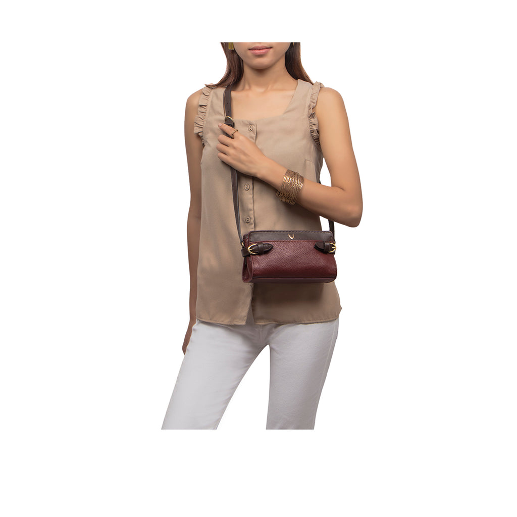 Buy Marsala Salta 03 Sling Bag Online - Hidesign