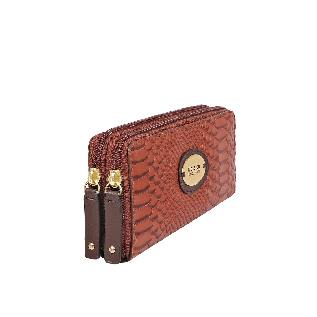 SAUTA FE W3 DOUBLE ZIP AROUND WALLET