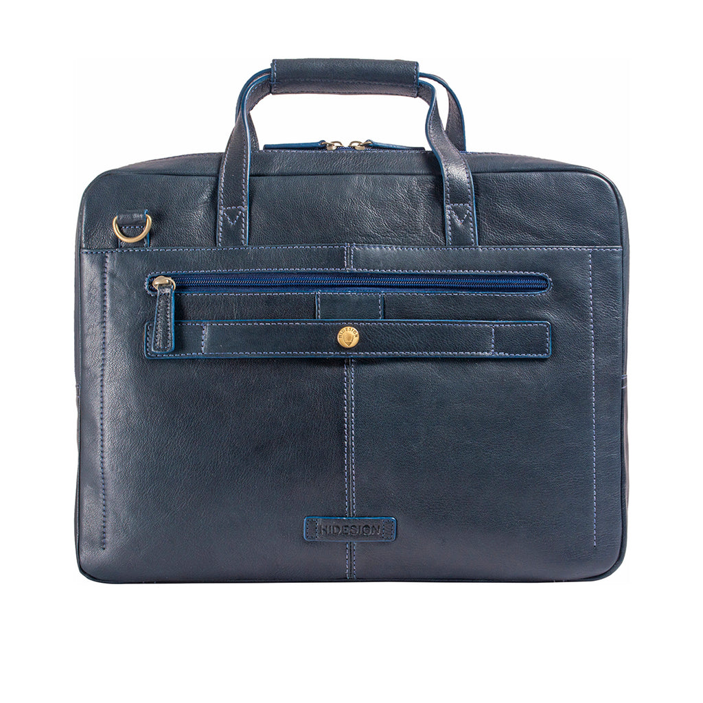 Buy Blue Socrates 01 Briefcase Online - Hidesign