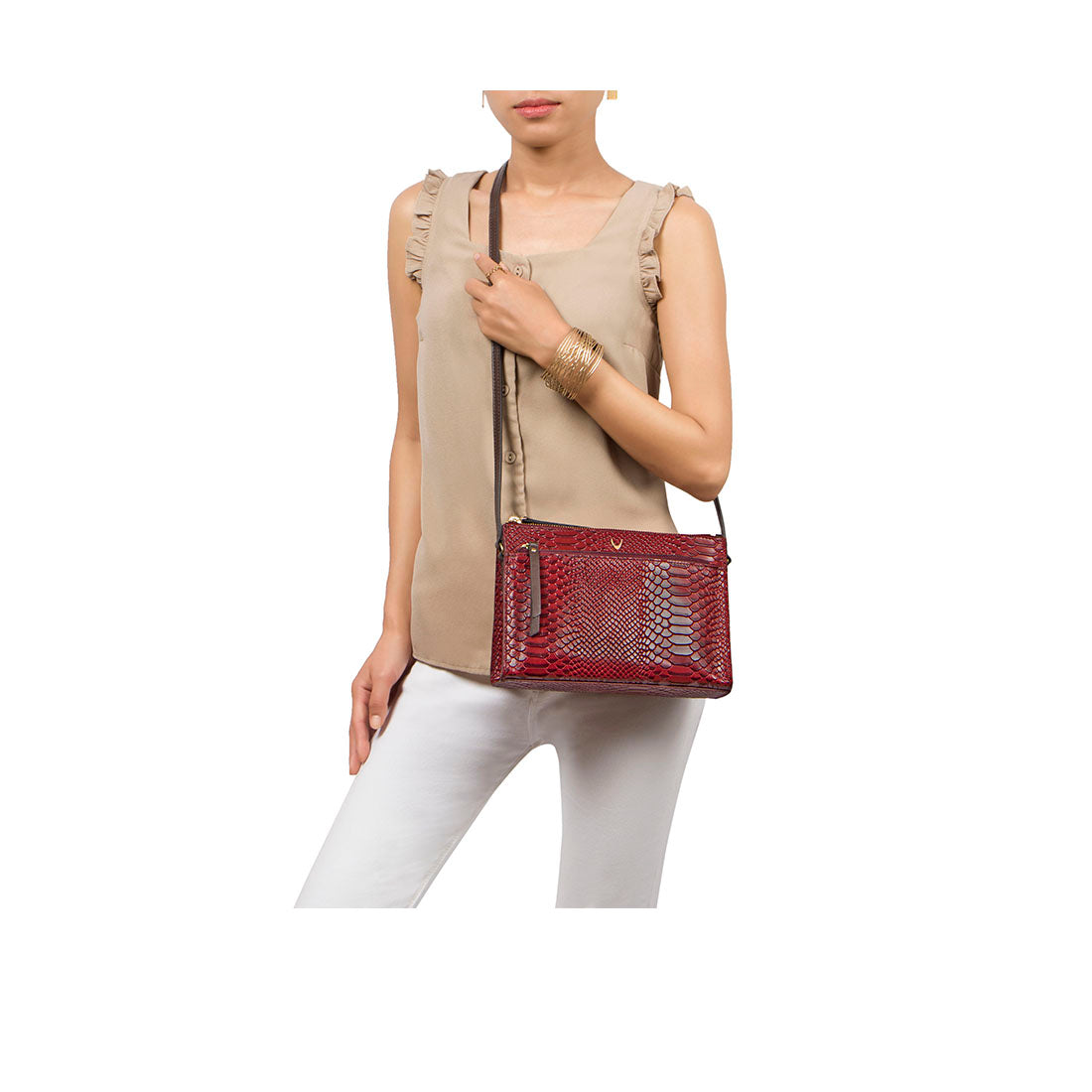 Buy Tan Spruce 02 Sb Sling Bag Online - Hidesign