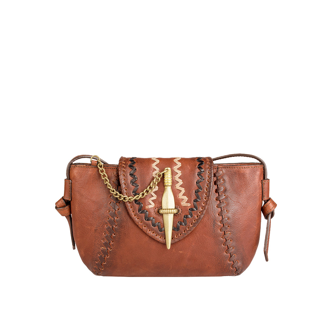 Buy Tan Swala 04 Sling Bag Online Hidesign - Main Image