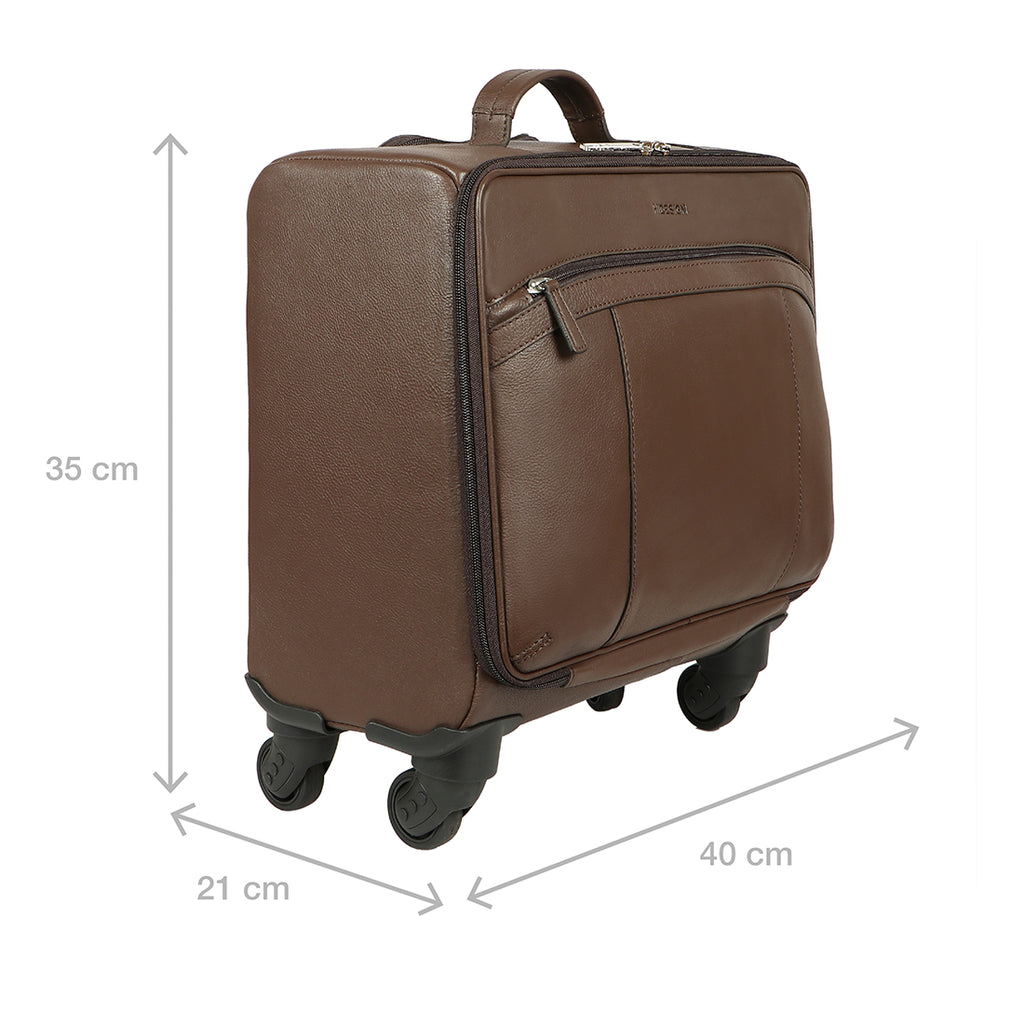 Buy Brown Monterey 2 Trolley Bag Online - Hidesign