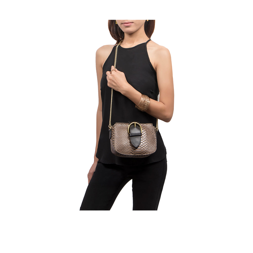Buy Grey 3 A.M 02 Sling Bag Online - Hidesign