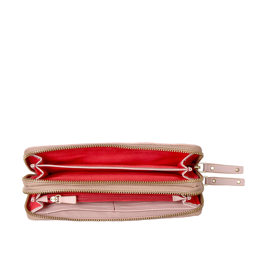 VALERIE W1 DOUBLE ZIP AROUND WALLET