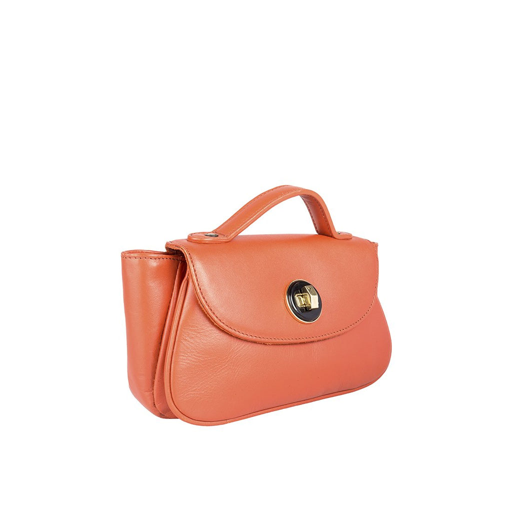 Buy Hidesign Orange Womens Handbags