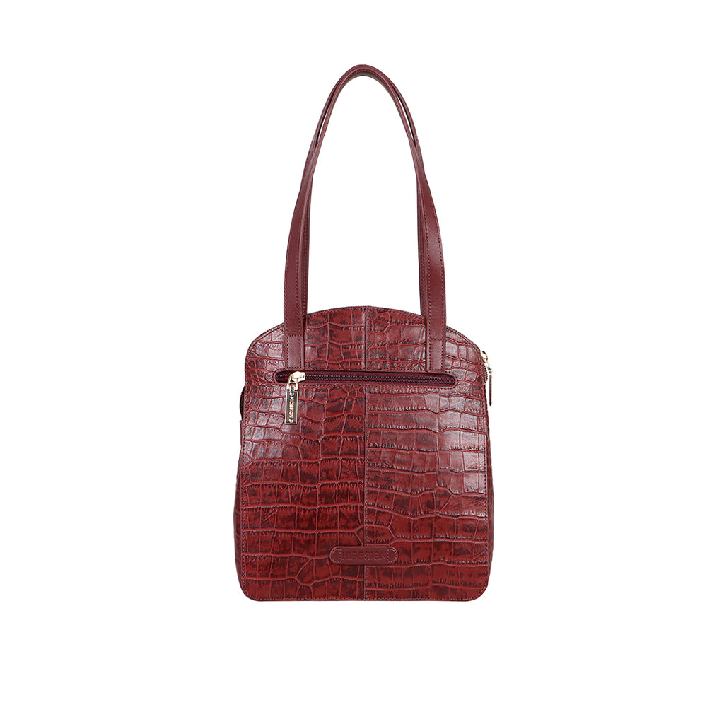 Hidesign Handbags : Buy Hidesign Maroon Hobo Bag Online