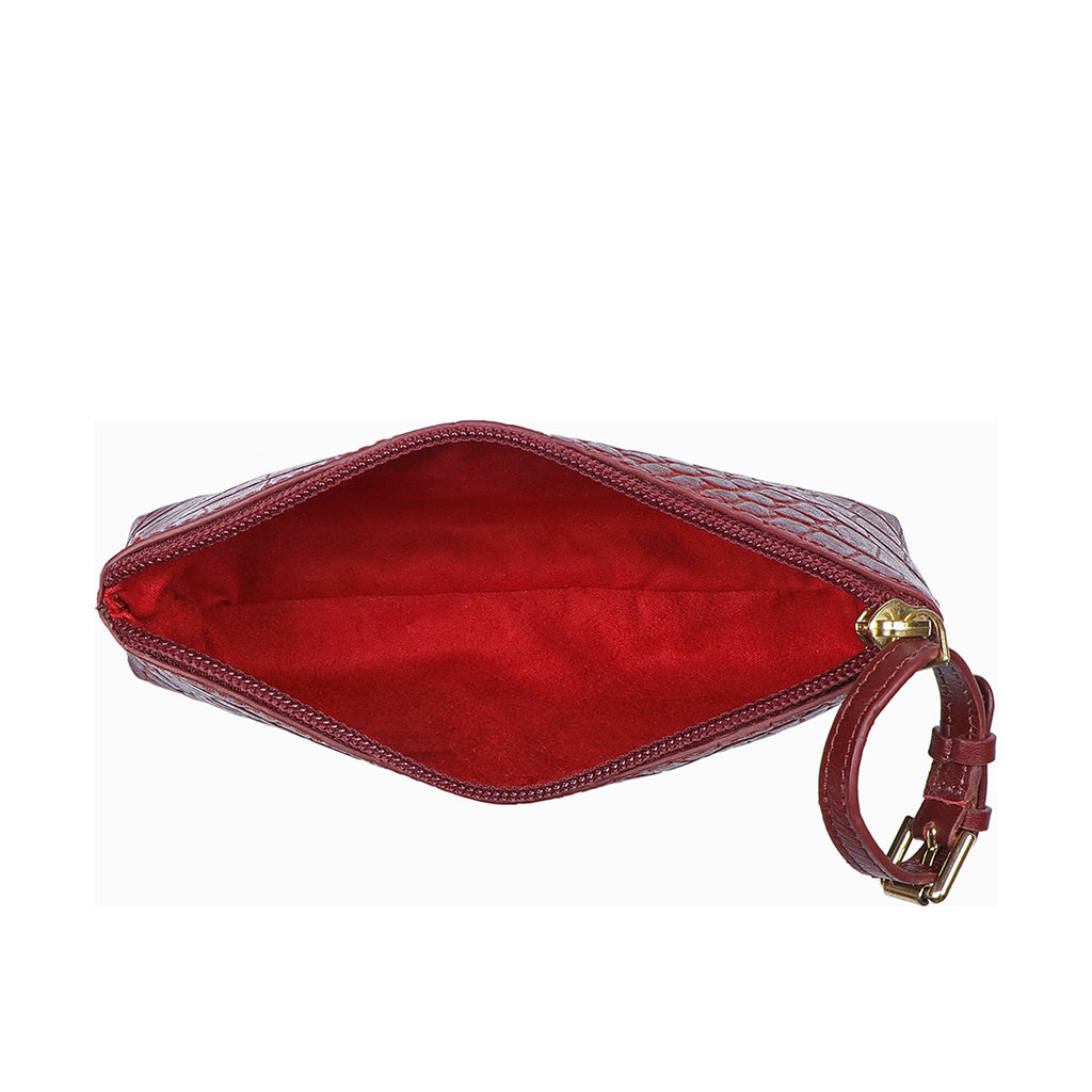 Vintage 70s/80s Unused Large Pillar Box Red Leather Clutch Bag With Op –  Brand Spanking Vintage